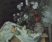 Paul Cezanne Still Life with Flowers and Fruit Spain oil painting artist